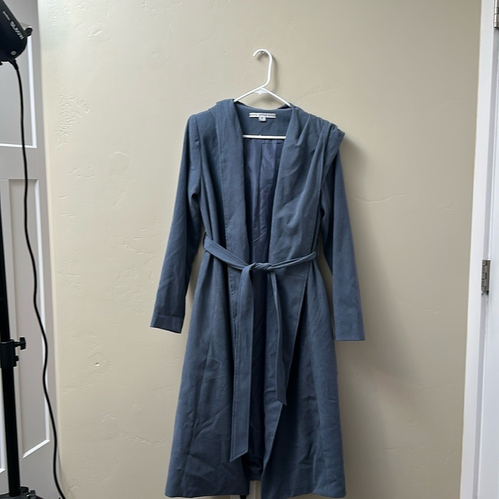 Periwinkle trench coat/duster